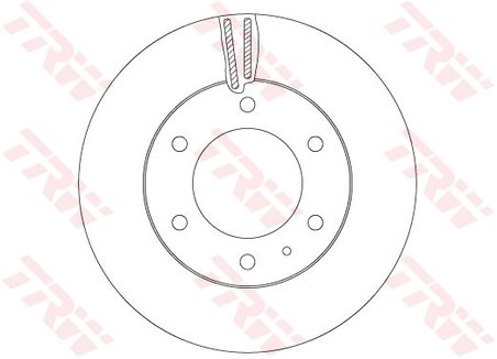 DISC FRANA TRW DF6812S - Compatibil cu FORD