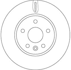 Disc frana TRW DF6819