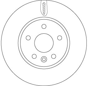 DISC FRANA TRW DF6819 - Compatibil cu OPEL, VAUXHALL