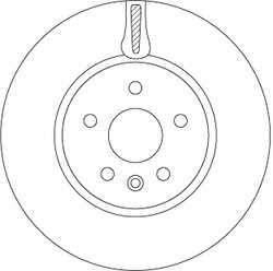 DISC FRANA TRW DF6820 - Compatibil cu OPEL, VAUXHALL