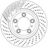 DISC FRANA TRW DF6821S - Compatibil cu PORSCHE