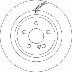 DISC FRANA TRW DF6826S - Compatibil cu MERCEDES-BENZ