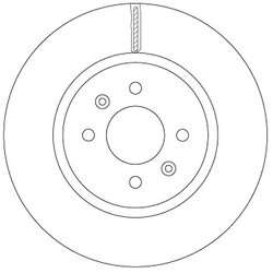 DISC FRANA TRW DF6842 - Compatibil cu HYUNDAI, KIA