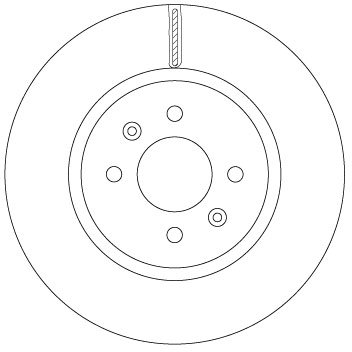 DISC FRANA TRW DF6842 - Compatibil cu HYUNDAI, KIA
