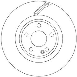 DISC FRANA TRW DF6867 - Compatibil cu INFINITI