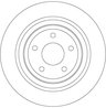 DISC FRANA TRW DF6872 - Compatibil cu FORD