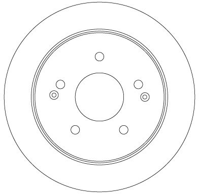 DISC FRANA TRW DF6879S - Compatibil cu SSANGYONG