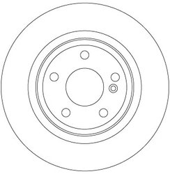 DISC FRANA TRW DF6886 - Compatibil cu INFINITI