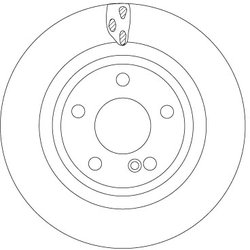 DISC FRANA TRW DF6887 - Compatibil cu INFINITI