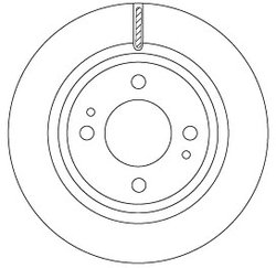 Disc frana TRW DF6908