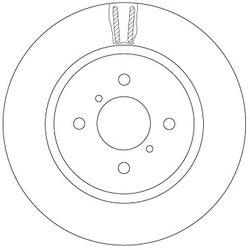 DISC FRANA TRW DF6912 - Compatibil cu SUZUKI