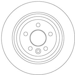 DISC FRANA TRW DF6913 - Compatibil cu LAND ROVER