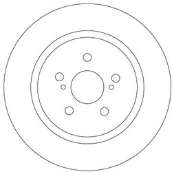 DISC FRANA TRW DF6920 - Compatibil cu LEXUS, TOYOTA