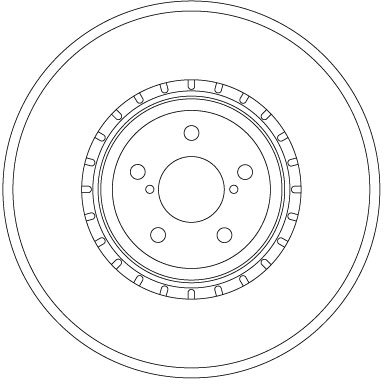 DISC FRANA TRW DF6923S - Compatibil cu SUBARU