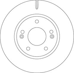 DISC FRANA TRW DF6936 - Compatibil cu HYUNDAI, KIA