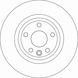 DISC FRANA TRW DF6947 - Compatibil cu LAND ROVER