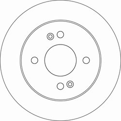 DISC FRANA TRW DF6949 - Compatibil cu HYUNDAI