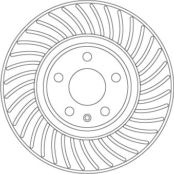 Disc frana TRW DF6950S