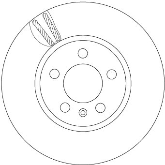 Disc frana TRW DF6964