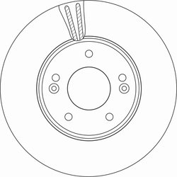 Disc frana TRW DF6966