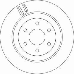 DISC FRANA TRW DF6967 - Compatibil cu MERCEDES-BENZ