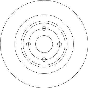 Disc frana TRW DF6974