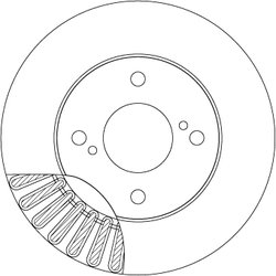 DISC FRANA TRW DF6990 - Compatibil cu SUZUKI