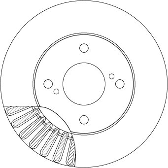 DISC FRANA TRW DF6990 - Compatibil cu SUZUKI