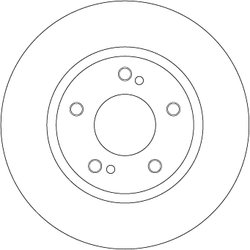 DISC FRANA TRW DF7028 - Compatibil cu INFINITI, NISSAN