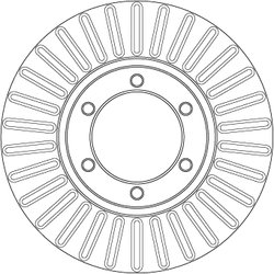 Disc frana TRW DF7152