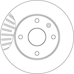Disc frana TRW DF7218