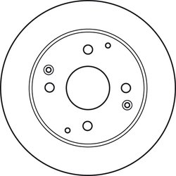 DISC FRANA TRW DF7249 - Compatibil cu HONDA, HONDA (GAC)