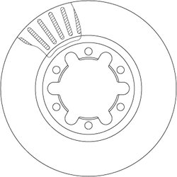 Disc frana TRW DF7237
