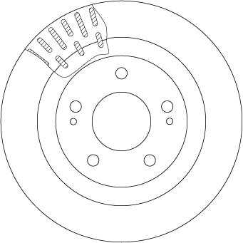 Disc frana TRW DF7276