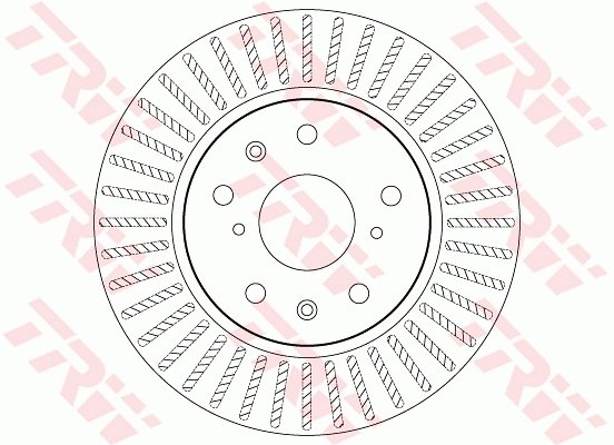 Disc frana TRW DF7398