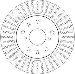 Disc frana TRW DF7398