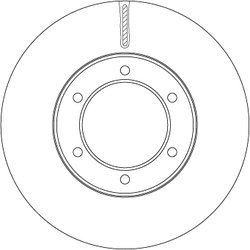 DISC FRANA TRW DF7412 - Compatibil cu TOYOTA
