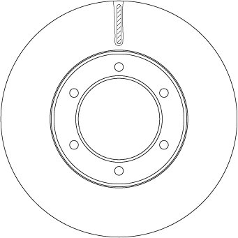 DISC FRANA TRW DF7412 - Compatibil cu TOYOTA