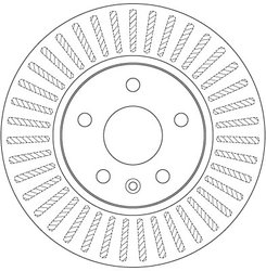 DISC FRANA TRW DF7475 - Compatibil cu BUICK (SGM), CHEVROLET, CHEVROLET (SGM), HOLDEN, OPEL, VAUXHALL