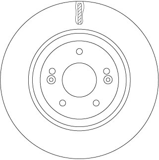 DISC FRANA TRW DF7592 - Compatibil cu HYUNDAI, KIA