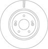 DISC FRANA TRW DF7592 - Compatibil cu HYUNDAI, KIA