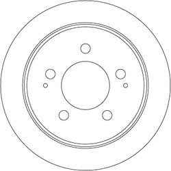 DISC FRANA TRW DF7960 - Compatibil cu ROEWE (SAIC), SSANGYONG