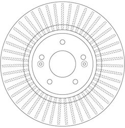 DISC FRANA TRW DF7973 - Compatibil cu HYUNDAI, KIA