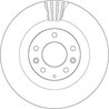 DISC FRANA TRW DF8043 - Compatibil cu FORD USA, MAZDA