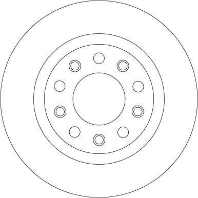 Disc frana TRW DF8070