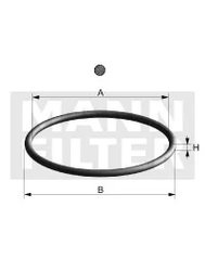 ETANSARE, FILTRU ULEI MANN-FILTER DI 007-00 - Compatibil cu ALPINA, BMW, WIESMANN