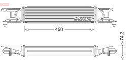 Intercooler Denso DIT01007