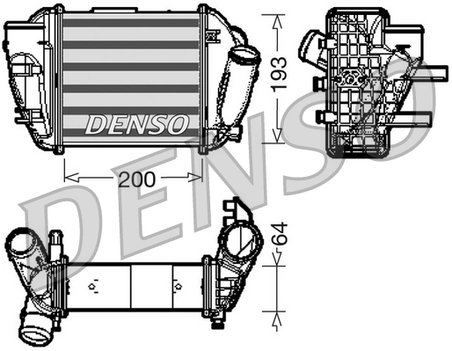 Intercooler Denso DIT02005
