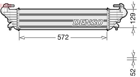 INTERCOOLER DENSO DIT09121 - Compatibil cu FIAT
