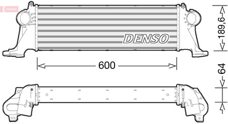 INTERCOOLER DENSO DIT12004 - Compatibil cu IVECO